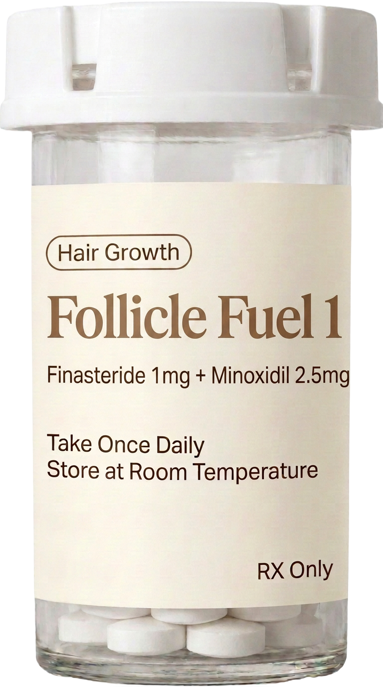 Finasteride bottle