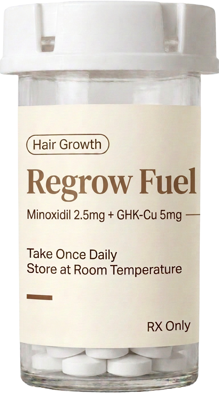 Minoxidil bottle